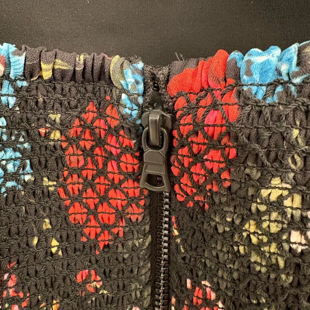 Alice + Olivia Heather Handkerchief Floral Silk Blend Dress Size 4 - Picture 12 of 15